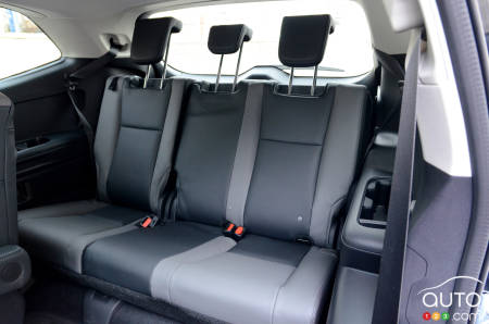 Subaru Ascent Onyx, troisième rangée